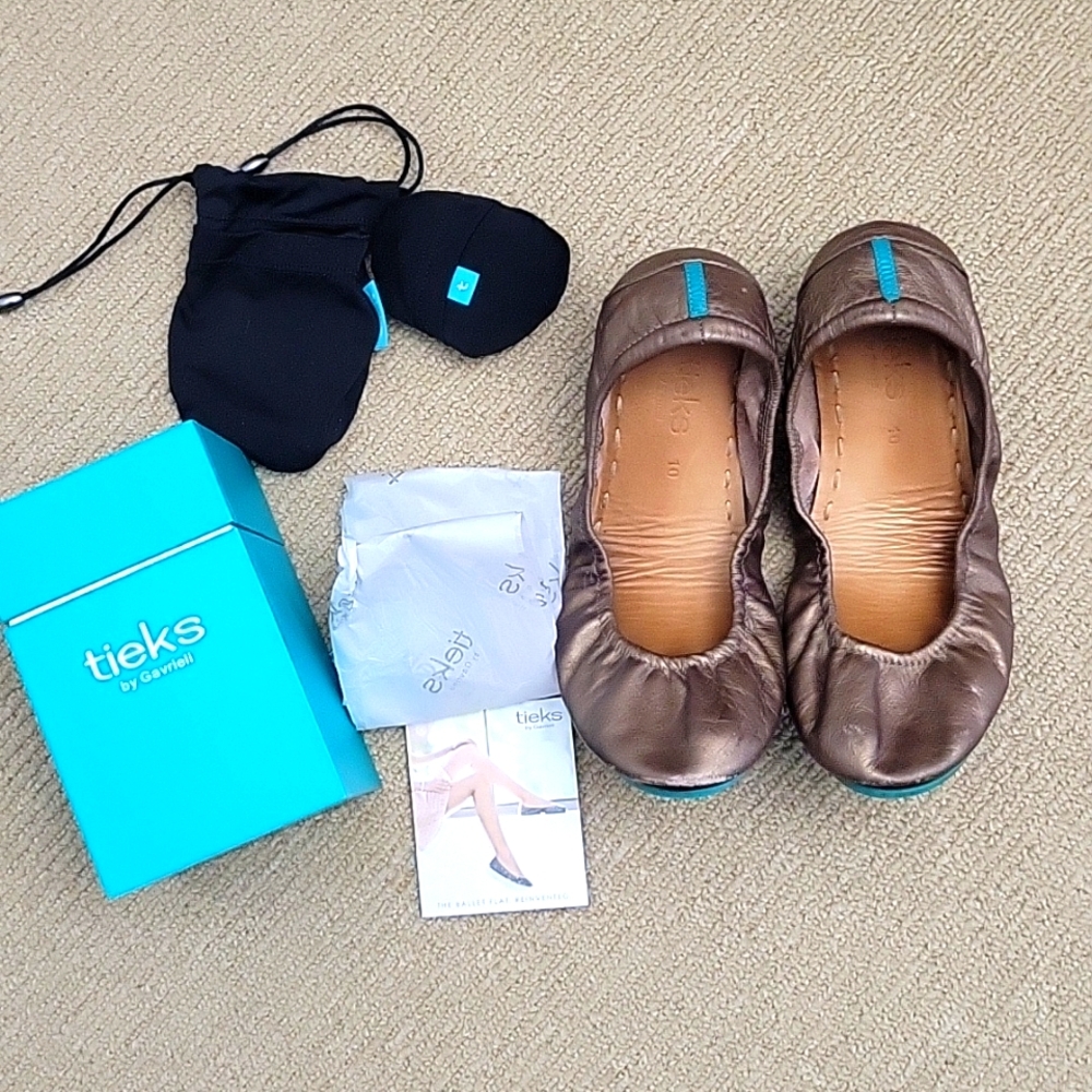 Tieks Bronze Size 10